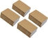 Yansanido 48 Pcs Pocket Notebook, 5.5 Inch x 3.5 Inch, 32 Sheets (64 Pages), 8 mm Ruled Pages, 70 Gsm Paper, Brown