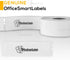 OfficeSmartLabels - 1" x 1-1/2" Book Spines Labels, Compatible with 30347 (6 Rolls, 750 Labels/Roll)