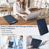 Storage Clipboard with Pen Holder for Office Supplies, Nursing Clipboards with Low Profile Clip, 8.5x11 Navy Blue
