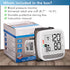 NOVAMEDIC 90x2 Digital Blood Pressure Monitor, Accurate BP Machine with Adjustable Wrist Cuff & Large LCD Display