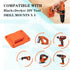Crivnhar 5 Packs Tools Drill Mount Holder - Fit for Black+Decker 20V Max Li-ion Drill Tools Holder with Screws