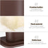 2pcs Eyeglass Holder - Plush Lined PU Leather Glasses Stand Case for Desk Nightstand, Protective Storage Organizer