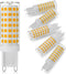 G9 LED Bulb 6W,60W Halogen Equivalent,2700K Warm White,High Brightness 600LM, AC120V T4