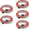 BTF-LIGHTING 5 pcs/Pack 20AWG 3 Pin JST SM Male Female Plug LED Connector, 6.56ft(2m) Extension Cable for WS2812B