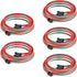 BTF-LIGHTING 5 pcs/Pack 20AWG 3 Pin JST SM Male Female Plug LED Connector, 6.56ft(2m) Extension Cable for WS2812B