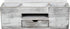 Liry Products Whitewashed Wooden Desktop Organizer | Multiple Compartments Rack Shelf for Office Supplies