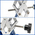 Lab Jack Stand Platform, Mini Scissor Lift 4" x 4", Aluminum Blue, Max. Support 5KG, 145mm Height