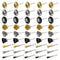 45Pcs Wire Brushes Set, Steel Wire Wheels and Pen Brushes Kit for Rotary Tool with 1/8"(3mm) Shank