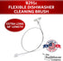 48" Commercial B291C Air-Gap Drain Brush - Flexible Dishwasher and Sink Cleaner Tool for Home and Kitchen - Long Pipe