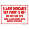 Alarm Indicates Spa Pump is Off Do Not Use Spa When Alarm