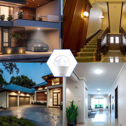 Radar Motion Sensor Outdoor Light Bulb, 12 Watts (100 Watt Equivalent), A19 Daylight, 2 Pack
