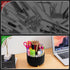 Marbrasse Desk Organizer, 360-Degree Rotating Pen Holder with 5 Compartments for Office, Home, Black