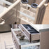 9 Inch 4 PATIKIL Drawer Slides, Pcs Plastic Guide Rails Side Mounted Rails with Mounting Screws