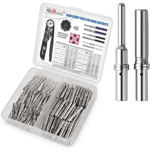 JRready Deutsch DT Solid Contacts Terminal Kit, Size 16, ST6364-050, Electrical Connectors, Pin 0460-202-16141, Socket