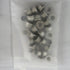 M8 Nylon Lock Nut 304 Stainless Steel Flange Nut Inserts, Pack of 30