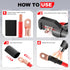 10 6 5/16" 6 AIRIC PCS UL Listed AWG - Battery Cable Lugs, Heat Shrink Ring Terminals End, Copper Cable Ends, Wiring