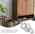 2 13cm Zerodeko Pieces Stainless Steel Shoe Rack Hinges Flip Plate Shoes Cabinet Turning Hinges Drop Down Drawer