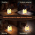Generic 3 1 Portable Night Light, USB Rechargeable Small Desk Lamp, Brightness & Remote, Touch Bedside Cordless Table