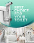 2 Pack) Handheld Toilet Bidet Sprayer for Toilet-Adjustable Water Pressure Control with Bidet Hose for Feminine Wash