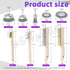 Swpeet 9Pcs Wire Scratch Brush Kit, Including 5Pcs Wire Wheel Cup Brush, 3Pcs Brass/Stainless/Carbon Steel Wire Brush and 1Pc Copper Wire Brush for Rust, Paint Scrubbing with Deep Cleaning