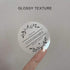 Round Labels Stickers 2 Inches, Transparent Printable Vinyl for Laser Printer, Waterproof Clear Sticker Paper