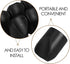 LIOOBO 8-Pack Heavy Duty Plastic Folding Chair Caps V-tip Stability Plugs for Metal Padded Chairs, Replacement End Caps