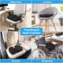 Tailbone TushGuard Office/ Car Seat Cushion, Non-Slip Sciatica & Back Coccyx Pain Relief Chair Pad, Memory Foam Butt