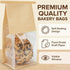 Tavira 70 Pack 11 5.1 3.9 Inches Bread Bags for Homemade Bread, x x Kraft Paper Bakery Bags with Tin Tie Tab Lock