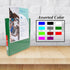 BAZIC 3 Ring Binder - 1/2" Economy View Binders Organizer, Green, Round Ring, Hold 100 Sheets Paper, for School Office