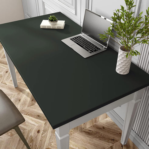 VaryPaper 15.7''x78.7'' Dark Green Contact Paper for Cabinets Drawers Waterproof Green Peel and Stick Wallpaper for Kitchen Green Removable Wallpaper Decorative for Walls Countertops Shelves Table by VaryPaper