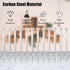 Biaungdo 12 M6 100mm Pcs x Bunk Bed Bolts, Hex Drive Socket Furniture Barrel Screws Bolt Nuts Furniture Crib Baby Bed