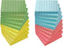 Better Office Products Lined Sticky Notes, 3 x 3, 20 Pack Box, 2,000 Sheets, Assorted Pastel Colors