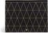 U Brands 13-Pocket Expanding File Folder, Black and Gold Geometric Office Supplies with Brass Hardware, FSC Certified