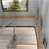 ALDEPO 1Ft-20Ft Non-Slip,20Ft/600Cm Grab Bars Handrails Wooden - Complete Kit, Corridor Non-Slip Stair Railings Support