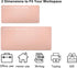 SUJAYU (31.5" 15.7", Dual Sided PU Leather Desk Pad, Mouse Pad, Office Desk Mat, Non-Slip Laptop Desk Pad, Waterproof