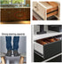 V3VOGUE Side Mount Drawer Slides - Linear Slide Bearing,Very Strong and Smooth,Strong and Forceful,Metal Drawer