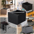 Black Hanging File Folders, Expanding File Organizer, Letter Size, 13 Accordion Pockets, Monthly Tabs, Durable Plastic