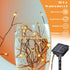 9.8FT 120 8 ITICdecor Solar Powered String Lights Outdoor LED Waterproof Firecracker Fairy Lights with Modes Green
