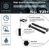 1/2" x 3" Hex Head Lag Screws Bolts, 20Pcs 304 Stainless Steel 18-8, Partial Thread, Hexagon Head Wood Screws