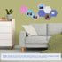 PATIKIL Felt Bulletin Board 11"x9.4", 8 Packs Self-Adhesive Hexagon Tiles for Sound Proofing with 30 Push Pins for Home