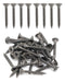 100pcs #6 x 1-1/8" Flat Head Phillips Drywall Screws - Fine Thread Sharp Point Wood Screw, Carbon Steel 1022A