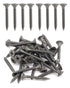 100pcs #6 x 1-1/8" Flat Head Phillips Drywall Screws - Fine Thread Sharp Point Wood Screw, Carbon Steel 1022A