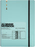 CAGIE A5 Binder, 6 Ring Notebook with Dividers, Refillable Planner Binder with Pockets, A5 Refill Paper, Blue
