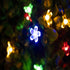 50 ITICdecor Solar Flower String Lights Outdoor Waterproof LED Solar Powered Fairy Lights for Garden, Fence, Patio