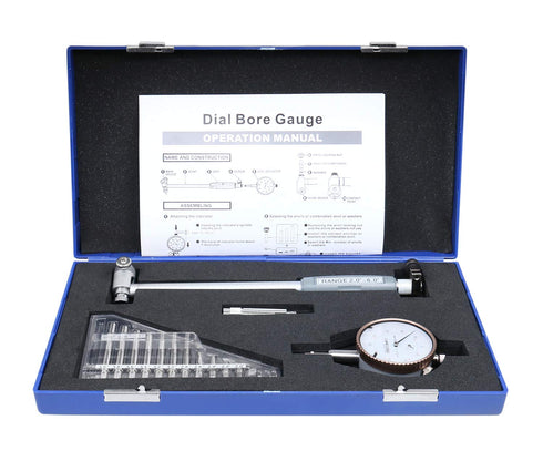 Accusize Industrial Tools 2-6'' by 0.0005'' Dial Bore Gage, 6'' Stem Length, Ee20-5006