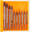 10 Pcs Micro Taps for Clocks and Watches, Metric Straight Flute Coarse Thread Design