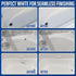 Porcelain Repair Kit for Sink & Tub, White Chip Repair Kit, Quickly Fix Cracks, Holes & Scratches with Super Adhesion