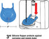 Danco HFX320 HydroFix Toilet Repair Kit for 3-Inch Flush Valve Toilets, Fix Noisy, Running, and Leaky Toilets