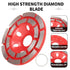 Diamond Concrete Grinding Wheel 4 1/2 Inch for Angle Grinder, Arbor Hole 7/8"-5/8" for Grinding and Polishing Concrete