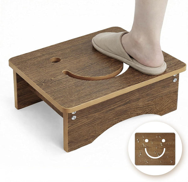 Y&M One Step Stool for Adults & Seniors, Waterproof HDPE Bedside Support